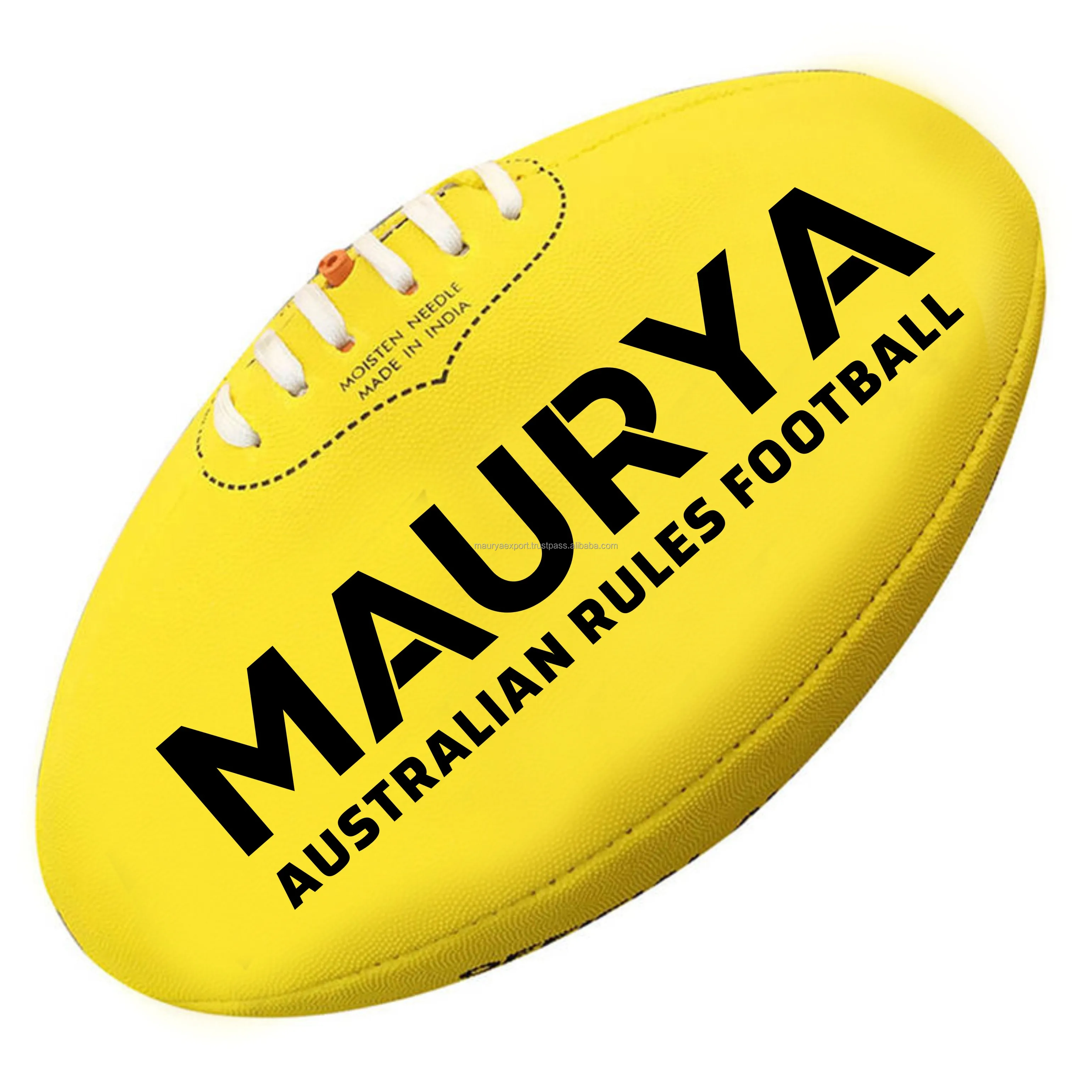 Custom Branded Match Quality AFL football direct from factory at wholesale prices with low MOQ