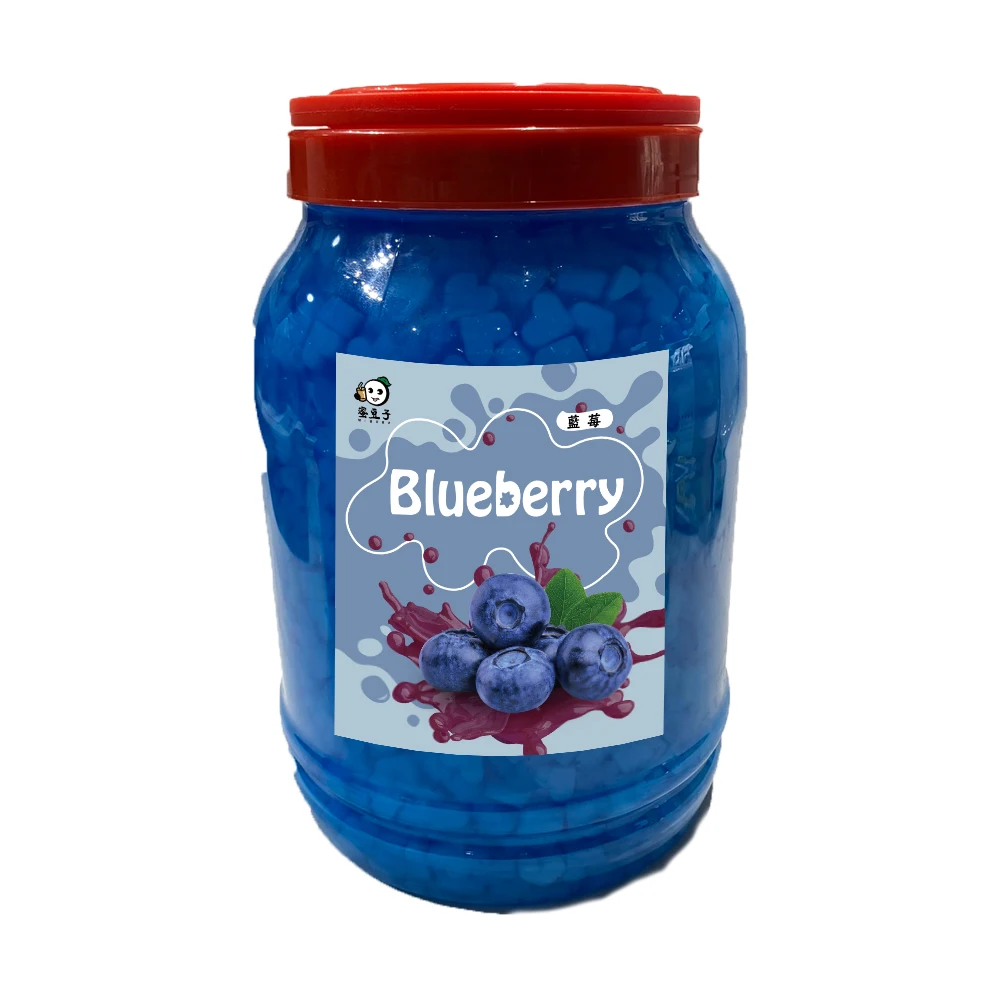 Blueberry Star Heart Love Shape Nata De Coco Coconut Konjac Jellies Jelly