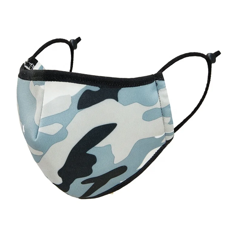  Многоразовая хлопковая маска для лица с фильтром из активированного угля PM 2 5