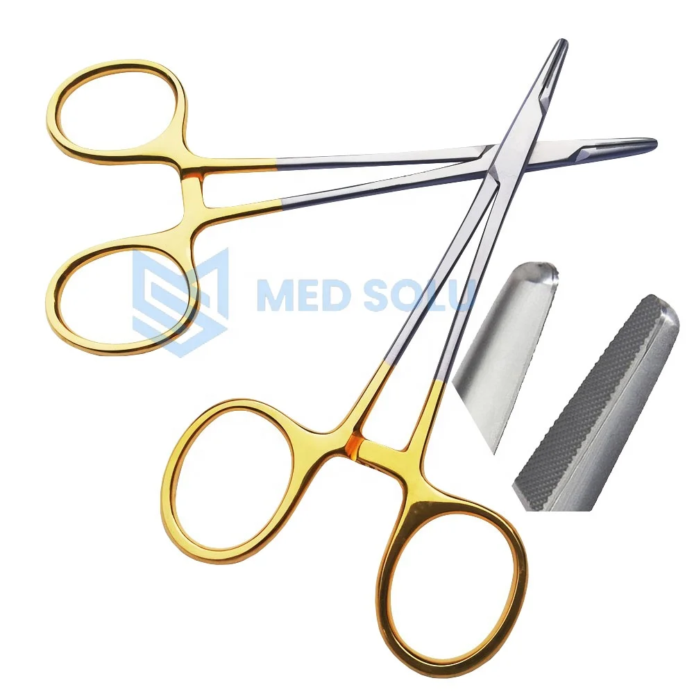 Mayo Hegar иглодержатель с вольфрамовыми карбидными зажимами полиэтиленовый пакет Ce PK 3 года Пользовательский логотип принимается руководство 50 шт. матовая отделка