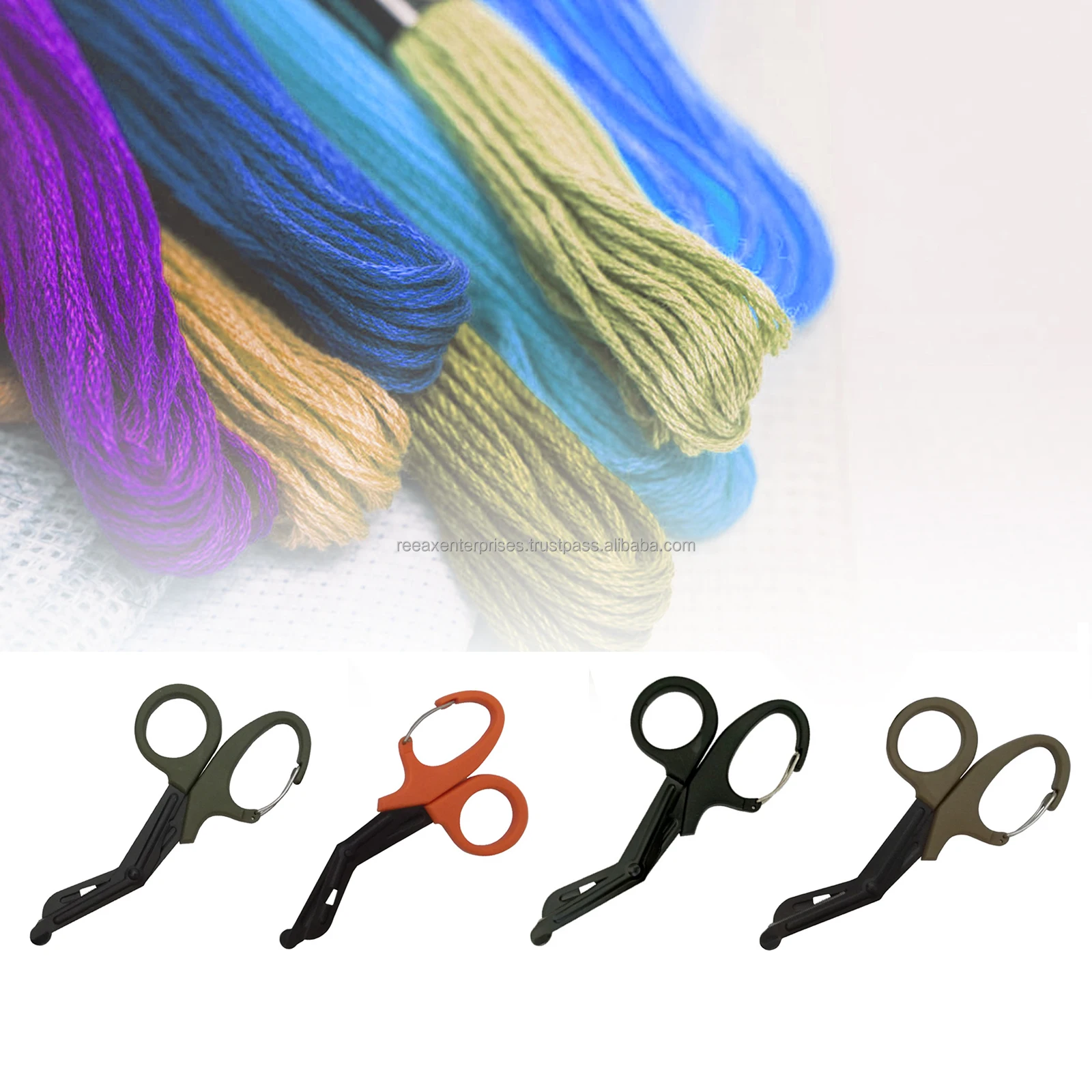 Ножницы с пластиковой ручкой