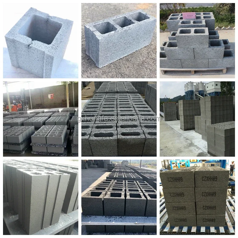 QT6-12 Hydraulic Pressure Paving Block Making Machine Concrete Hollow Brick and Concrete Hollow Block Machine