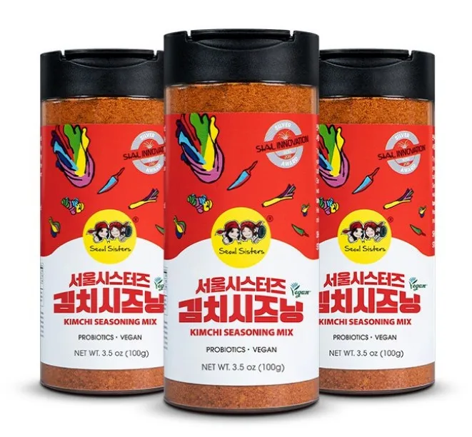 Seoul Sisters Kimchi Seasoning mix 100g probitics vegan slal innovation Magic Flour Spicy Sauce