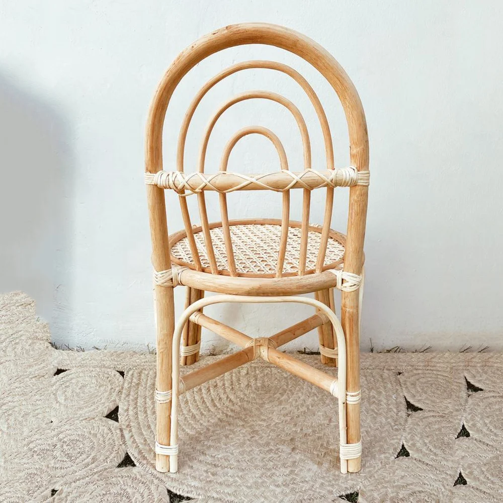 rattan baby and kid chair Rattan chair child chair for kids
