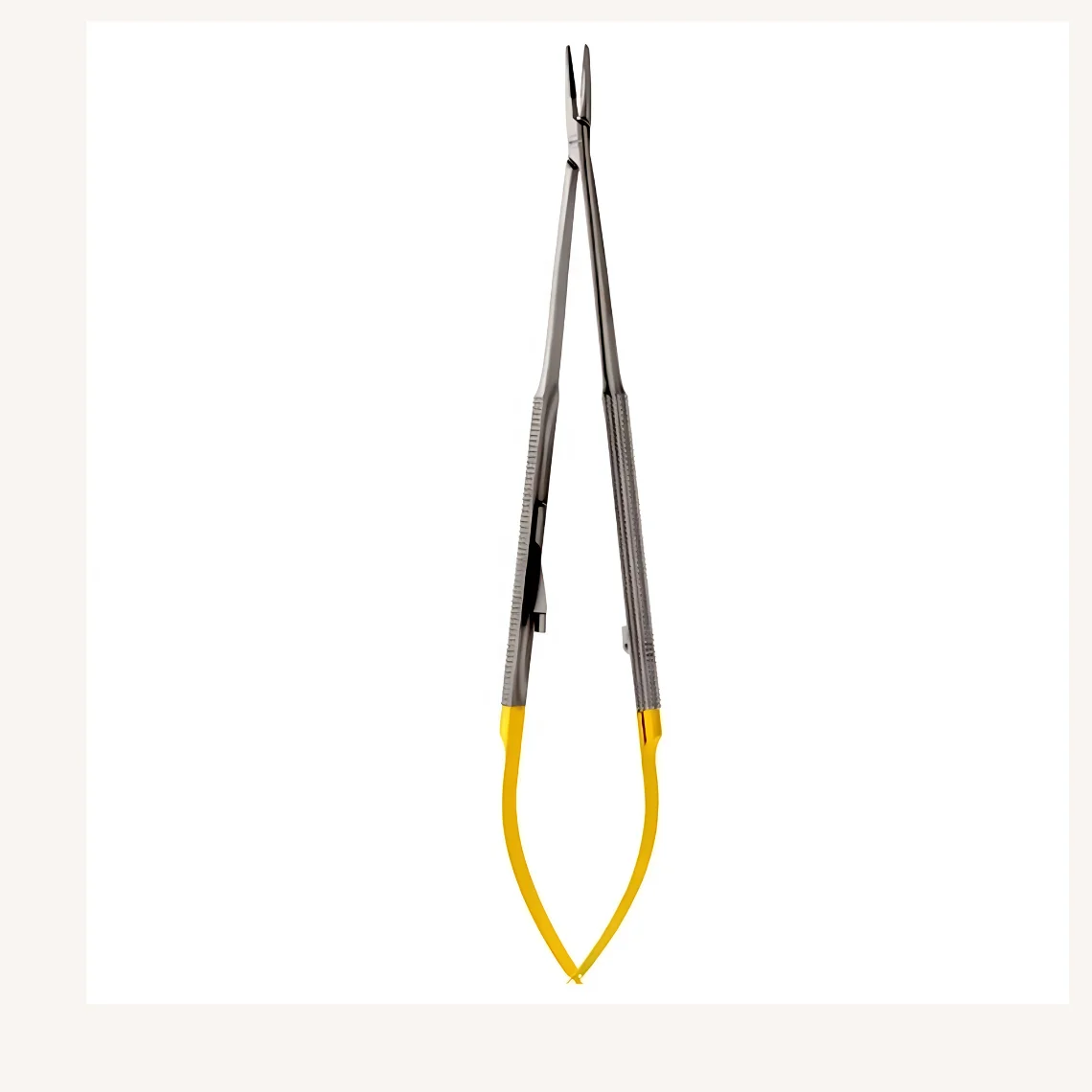14 CM Castroviejo Micro Needle Holder, Straight with Lock & Tungsten Carbide Tips - Surgical Precision Tool