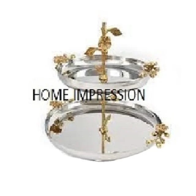 Metal Cake Stand 2 Tier Metal Cake Stand