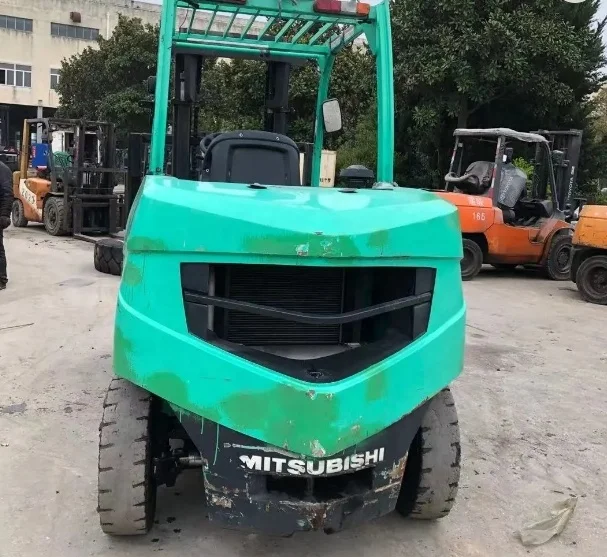 heavy machinery  original japan made used 5ton mitsubishi forklift FD50NT nobel lift forklift