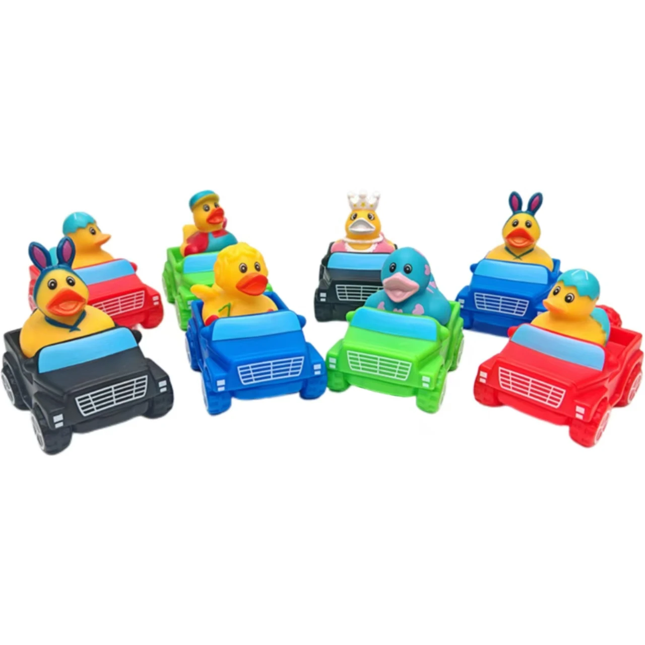 Floater Duck For Kids Baby  Bath Toy  Assortment Jeep Duck In 4 Vibrant Colors rubber duck jeep