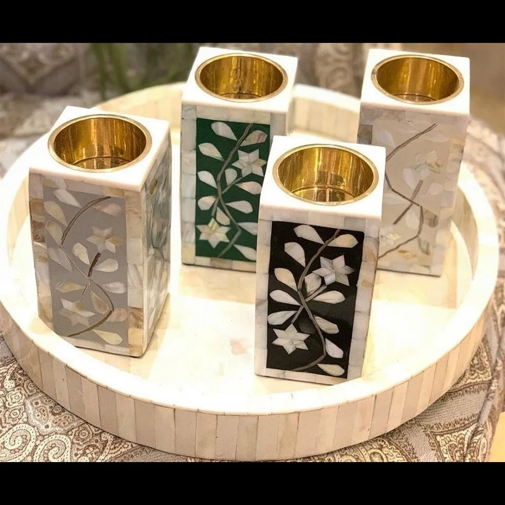 Подсвечник с жемчужинами