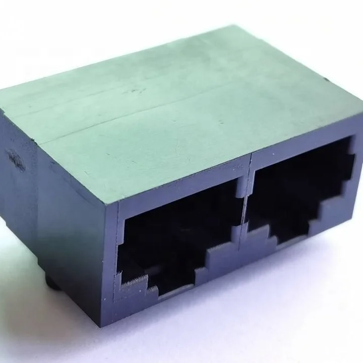 Порт RJ45 1X2 без экрана 10P8C