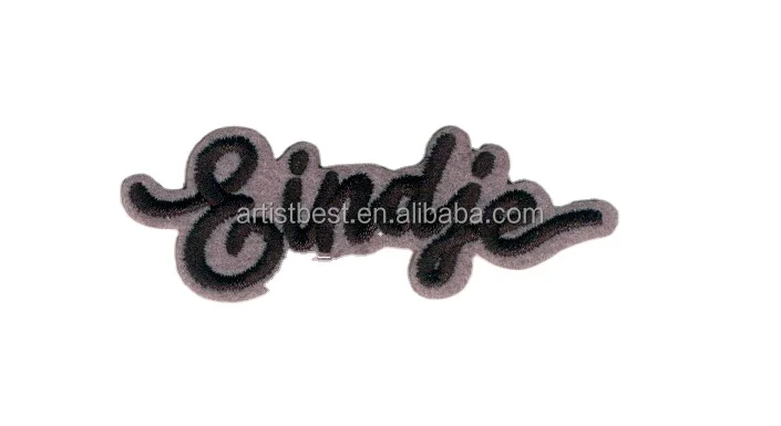 Custom Design Alphabet   Embroidered Patches