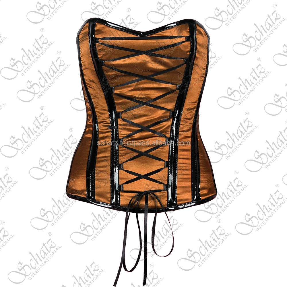 CORSET New Overbust Steelboned Green Satin With Black Mesh Lace Frill Corset Over Bust High Quality Curvy Outfit Dress Top