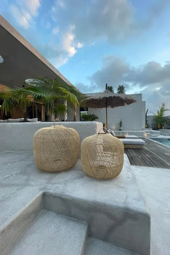 Wholesale New Modern Model For Natural Rattan Lampshade Chandeliers Pendant Lights For Home Or Hotel And Restaurant Villa ML69