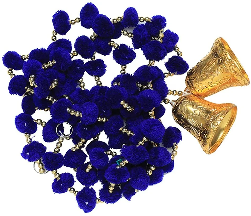 Hot Sale Handmade Pompom Garland Weddings Decoration Party Decoration Flower String Flower Garlands for Indian Artificial Flower