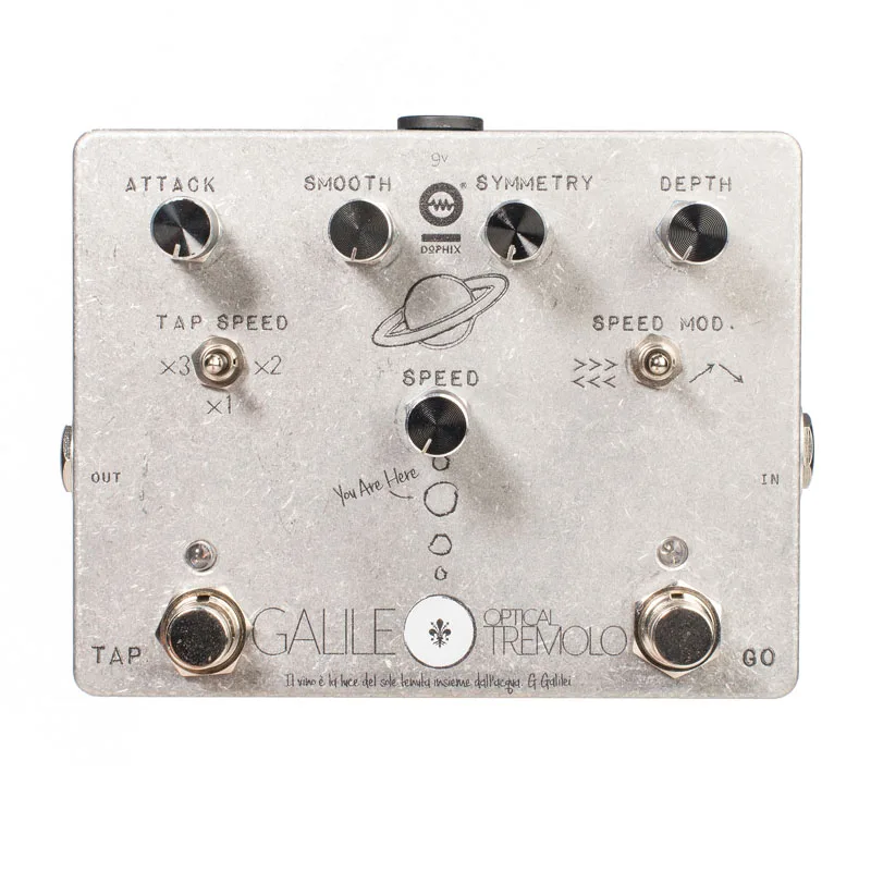 Bass Accessories - Hand Made bass pedal Galileo Optical Tremolo for Elettric Bass - Made in Italy luxury fashion
