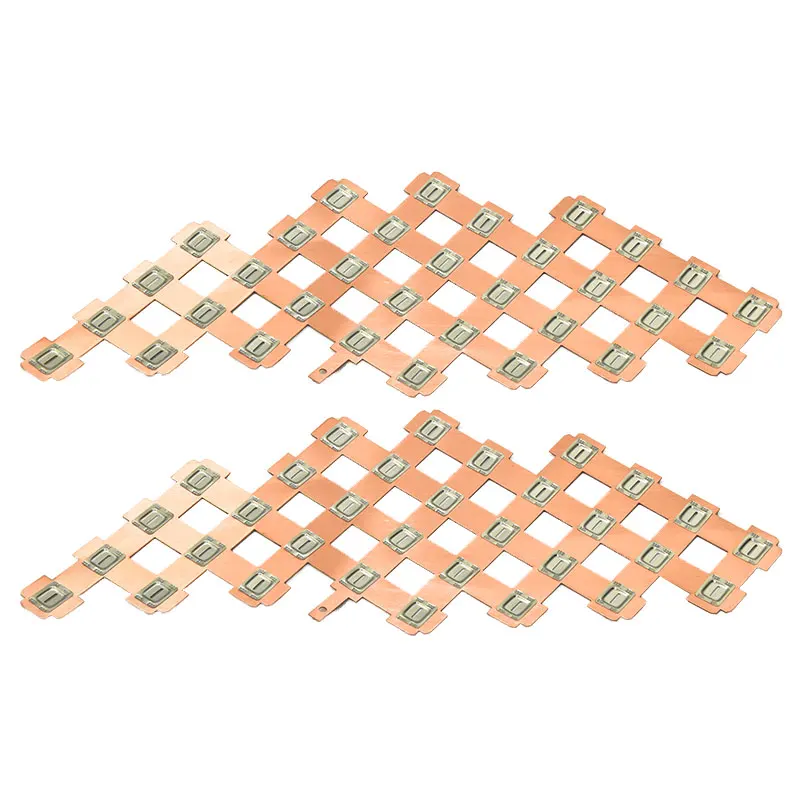 WELLGO Copper Tape Busbar Bending Machine Battery Pack Connection Sheets 21700 2P Oblique Nickel Strip