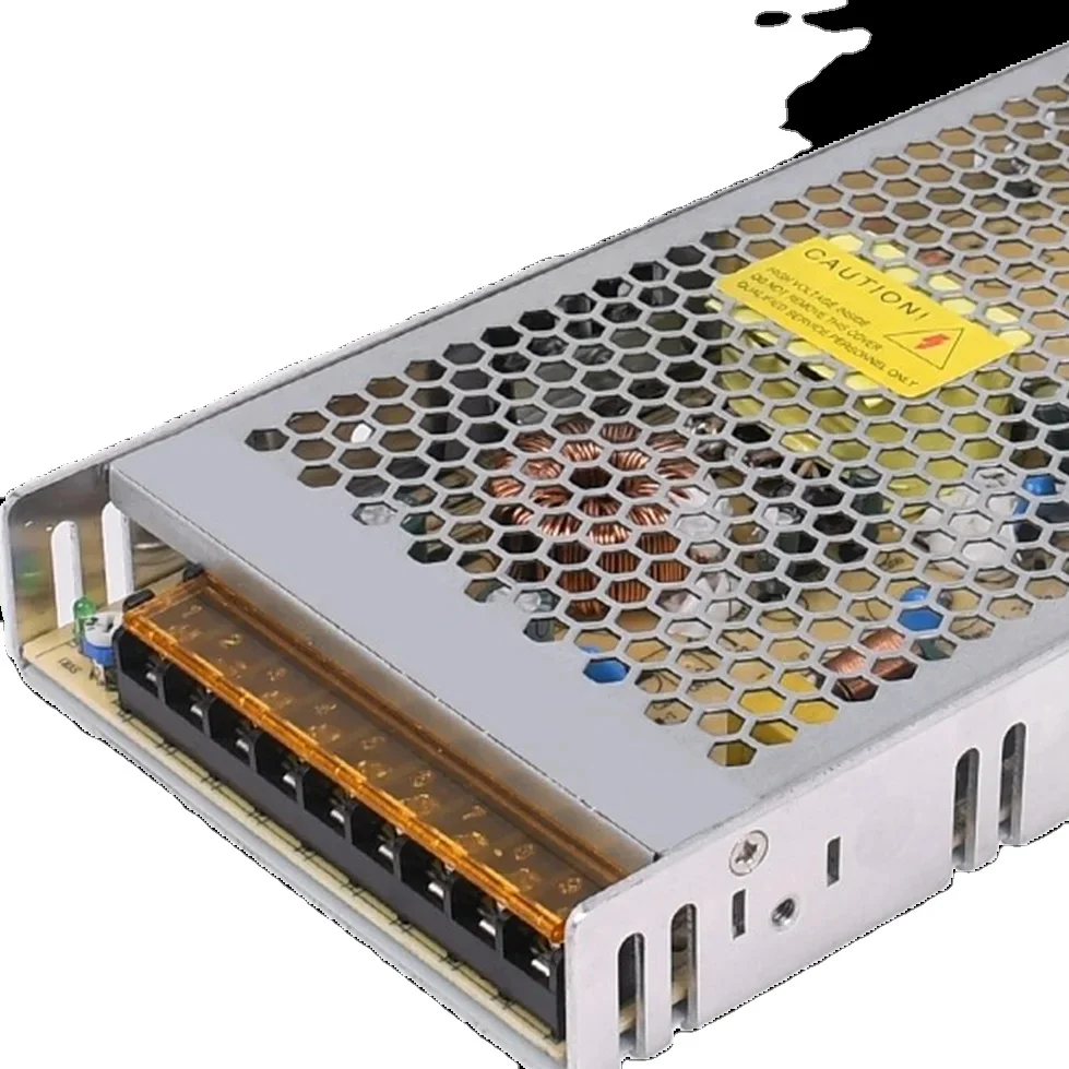 LED Switching Constant Voltage LED Driver IP20 DC12V 150W Square Alu Housing Power Supply AC110V-220V, 100% Full