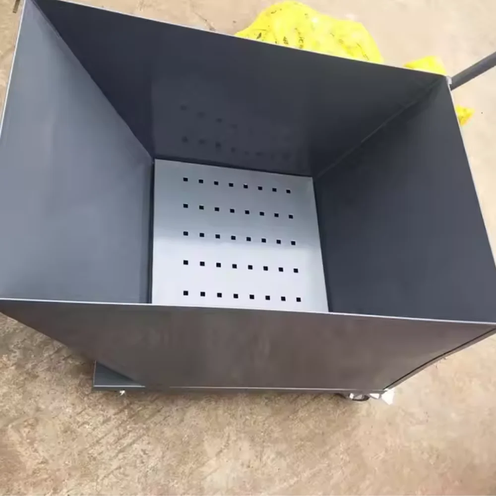 Scrap Trolley at best price in India Metal Collection for Workshop Cleaning Premium Quality Cranes Product