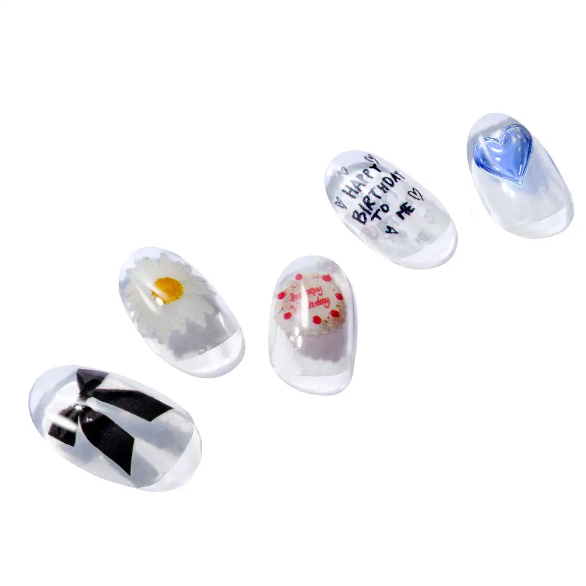 Korean 100% Real Salon Quality Press on gel nails Gel Nail sticker manicure Wholesale Certified