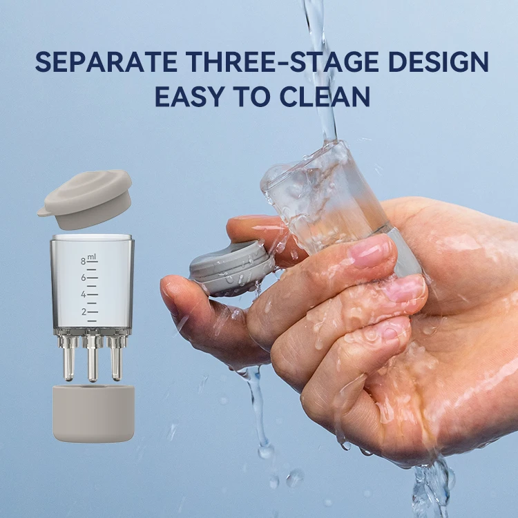 Hair Scalp Oil Applicator Mini Comb 1-8ML Essence Hair Growth Fluid Ball Scalp Massager Brush For Hair Growth