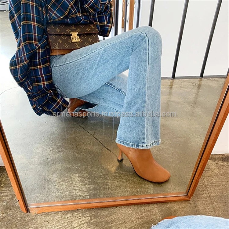 
Top Fashion Hot Sale Breathable Custom made top quality Low Rate women denim pant 