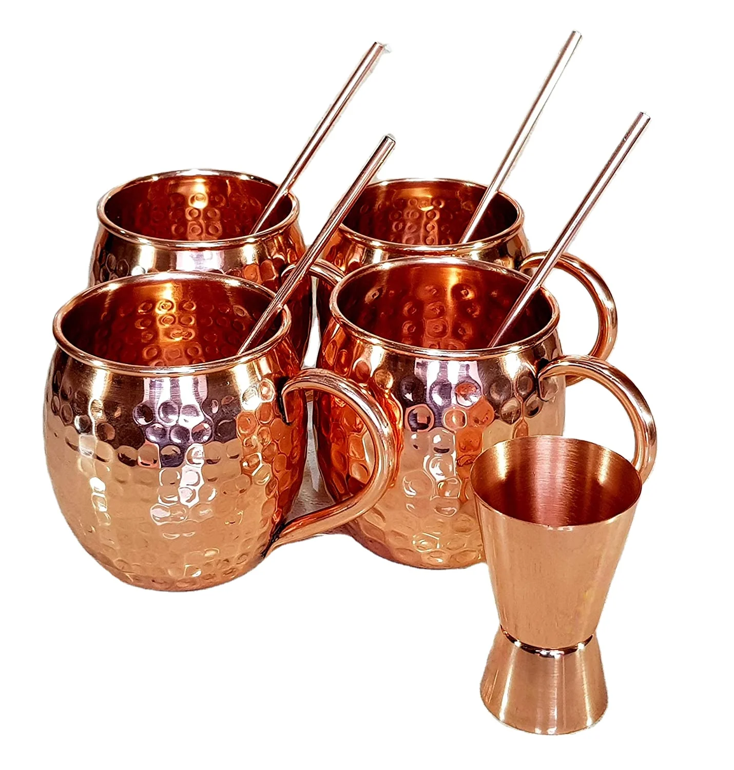 Set of  Moscow Mule Copper Mugs for Bar and cafe restaurant  Pure copper Mug for Home and Bar Mug