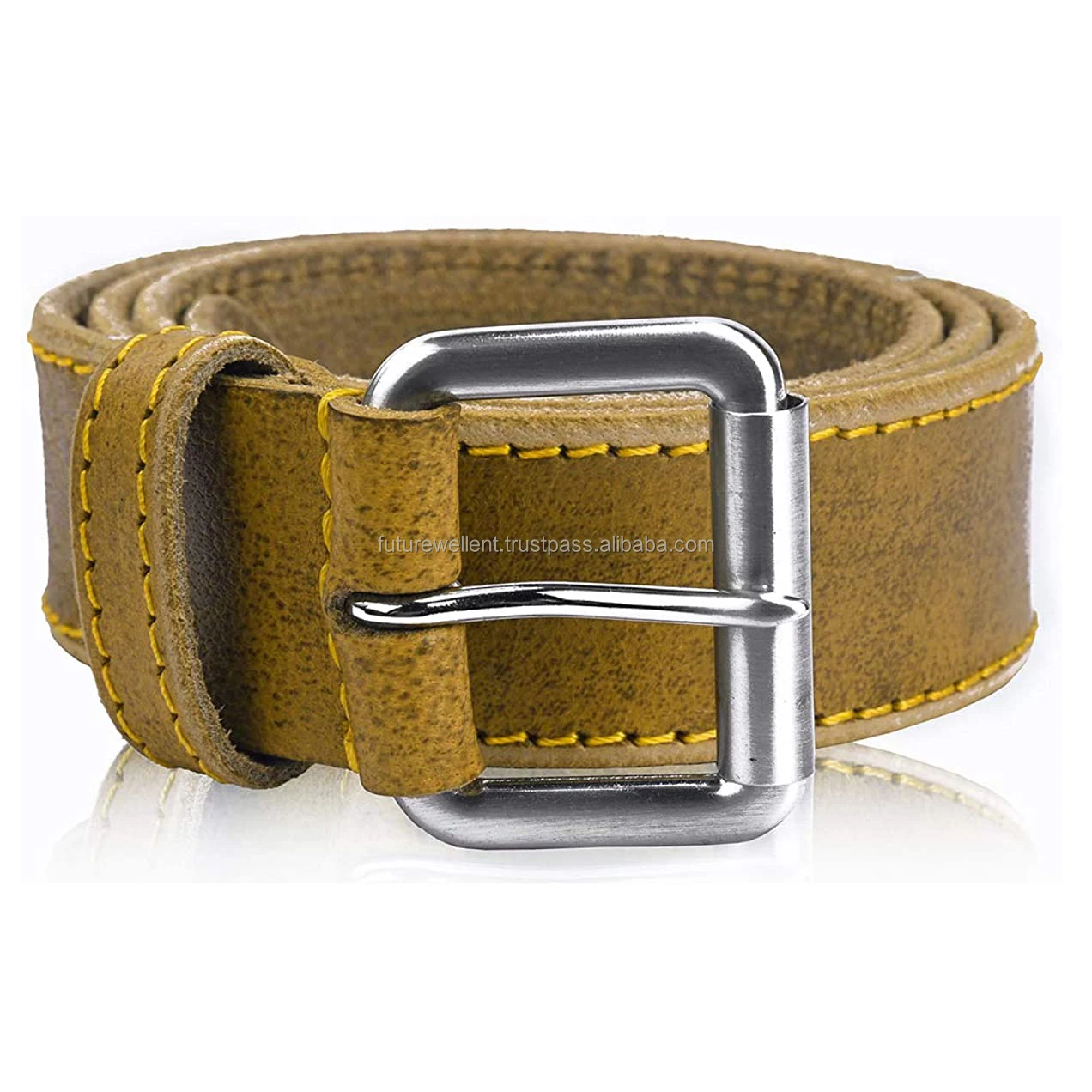 OEM  Genuine Hair-on Cowhide Men Belt With Pin Buckle Factory  Fur Belts Private Label  Genuine leather belts from Pakistan