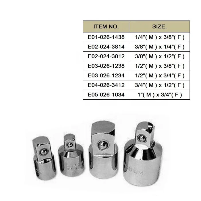 Adapter Step Up Down Socket Adaptor Ratchets Sockets