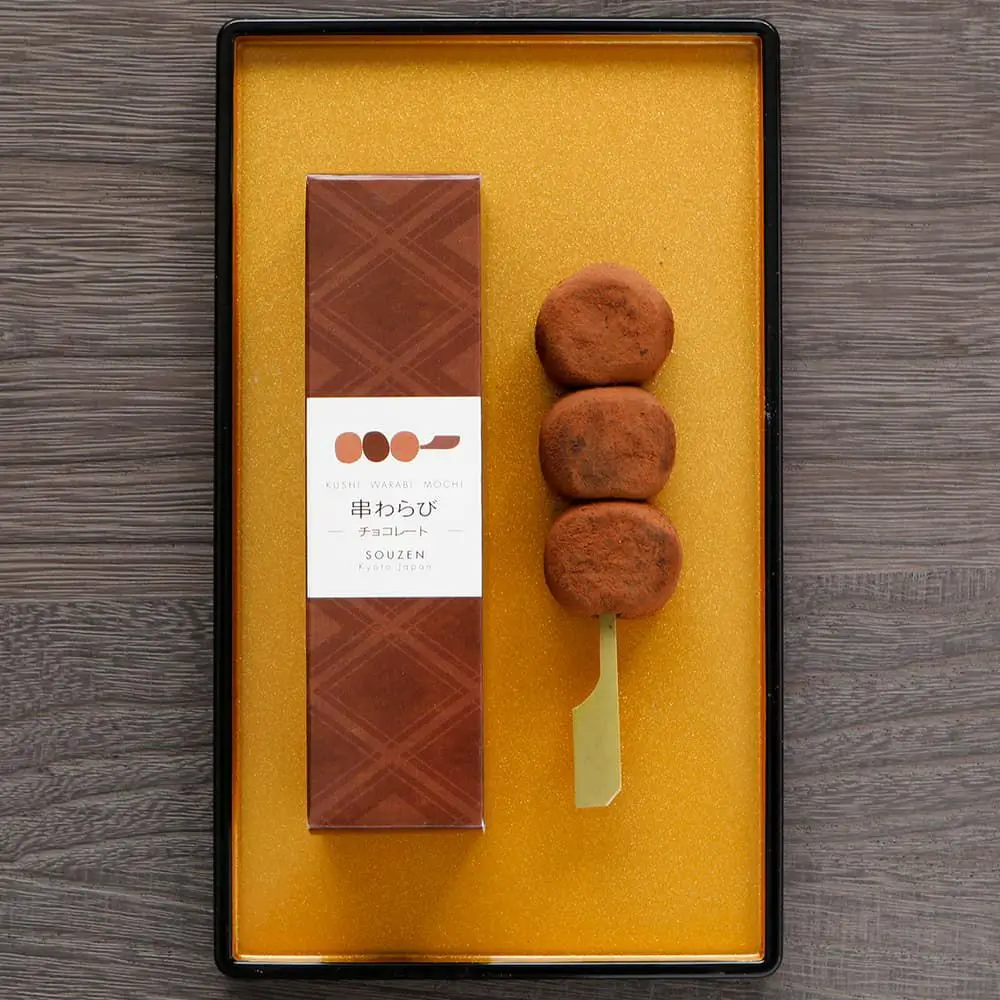 Japanese rice cake on sticks