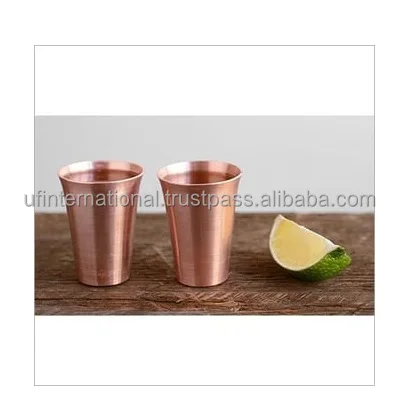 100% Natural Handmade Printed Copper Glass Cup Drinking Glasses Tumblers for Drinks Glass and Custom Price