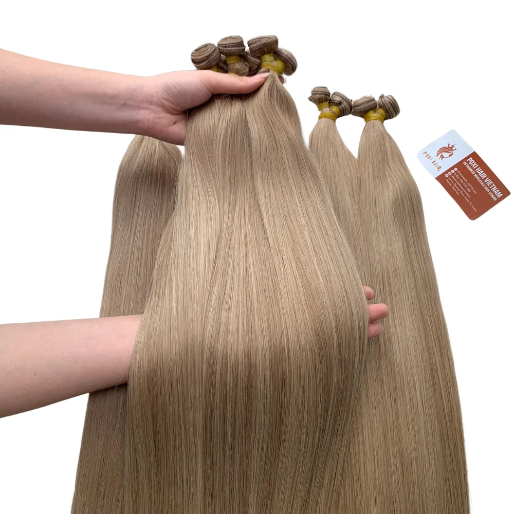 Genius Weft Color # Fleur наращивание человеческих волос частная марка девственные волосы красоты и личной гигиены сделано во Вьетнаме