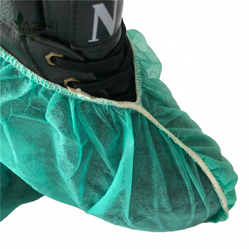 automatic shoe cover machine medical anti slip shoe protector cover disposable cycling green shoes covers anti skip