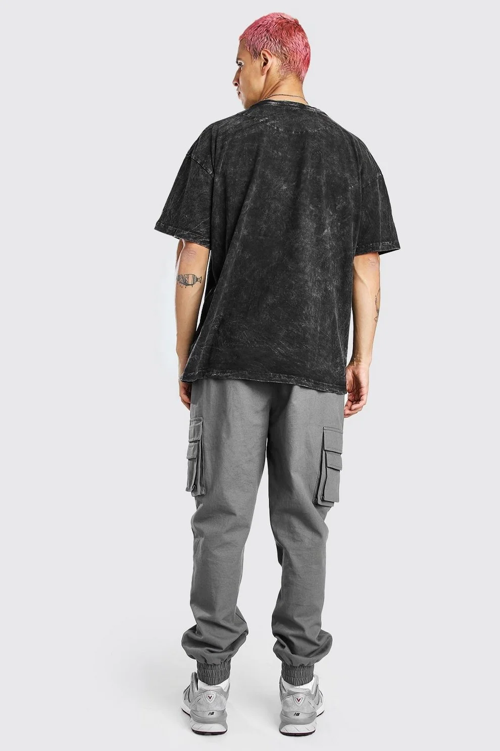 NEW mans 2022 Custom Streetwear Black Vintage Oversized 100% Cotton Mens Acid Wash T-shirt