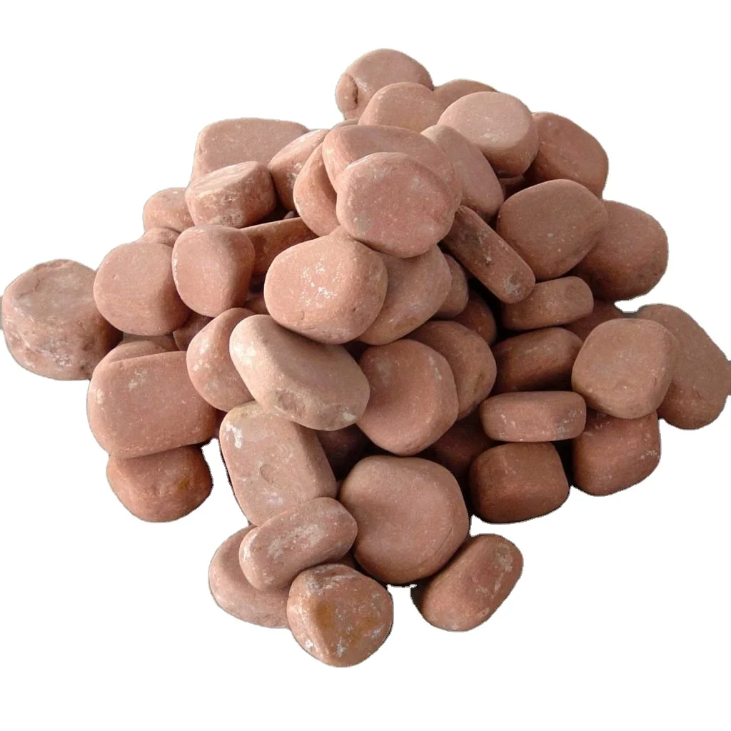 Pink Pebble Stone Pink Marble Decorative Material Best Price Stones Pebbles Stones Marble Pink Grain Rock