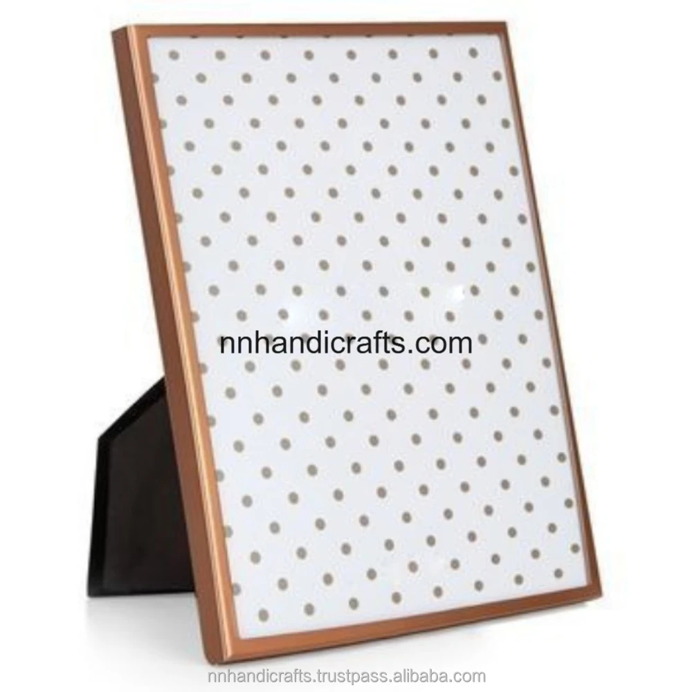 Scandinavian Metal Aluminium Nickel Plated Rectangular Document Frames Table Frames Picture Frames For Family Occasions Girl Fri