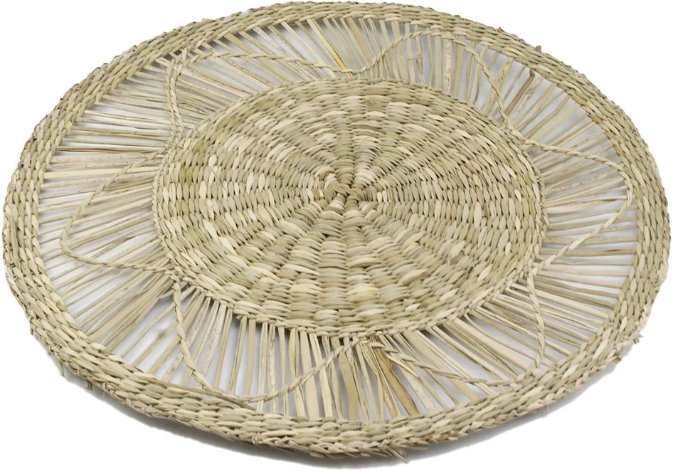 New Design Seagrass Placemat Top Quality Placemat Cheap Dishes & Plates Bamboo Rattan Placemat From Vietnam