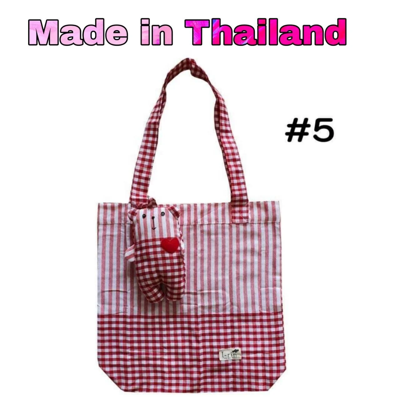 Fashion Bag Cotton Bag Cotton Gift Bags Handmade High Quality From Thailand