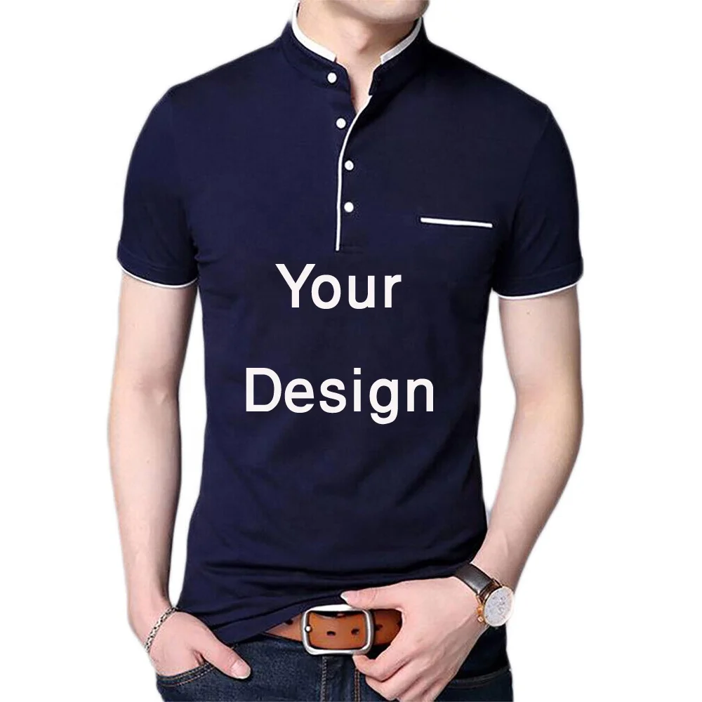 Fashionable dress For Men Clothes High Quality Wholesale Custom Certified Organic Cotton shirts Top Quality Design polo shirt