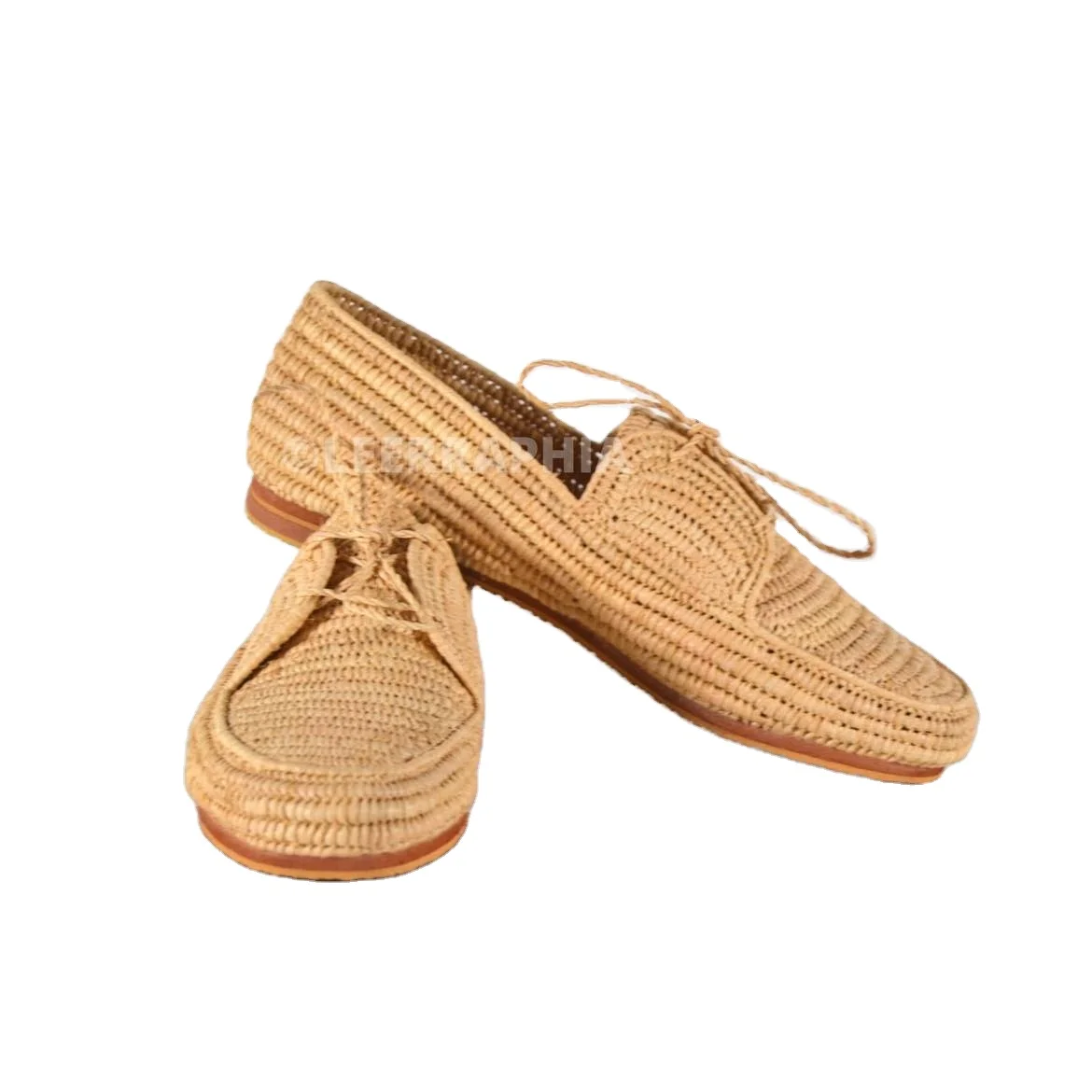 hot Selling Raffia shoes for men and women Handmade raffia loafers handwoven espadrille loafers for men and womenin best Price