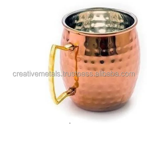  Оптовая продажа недорогие медные пивные кружки на заказ поставщик коктейлей вина пивная кружка для бара медное пиво
