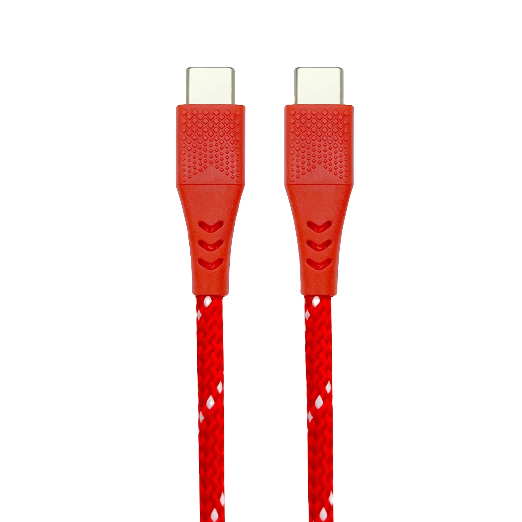 
 USB-C для USB-C 2,0 зарядный кабель 1 м белый Прочный Плетеный с снабжением жилищем PVC USB кабель  