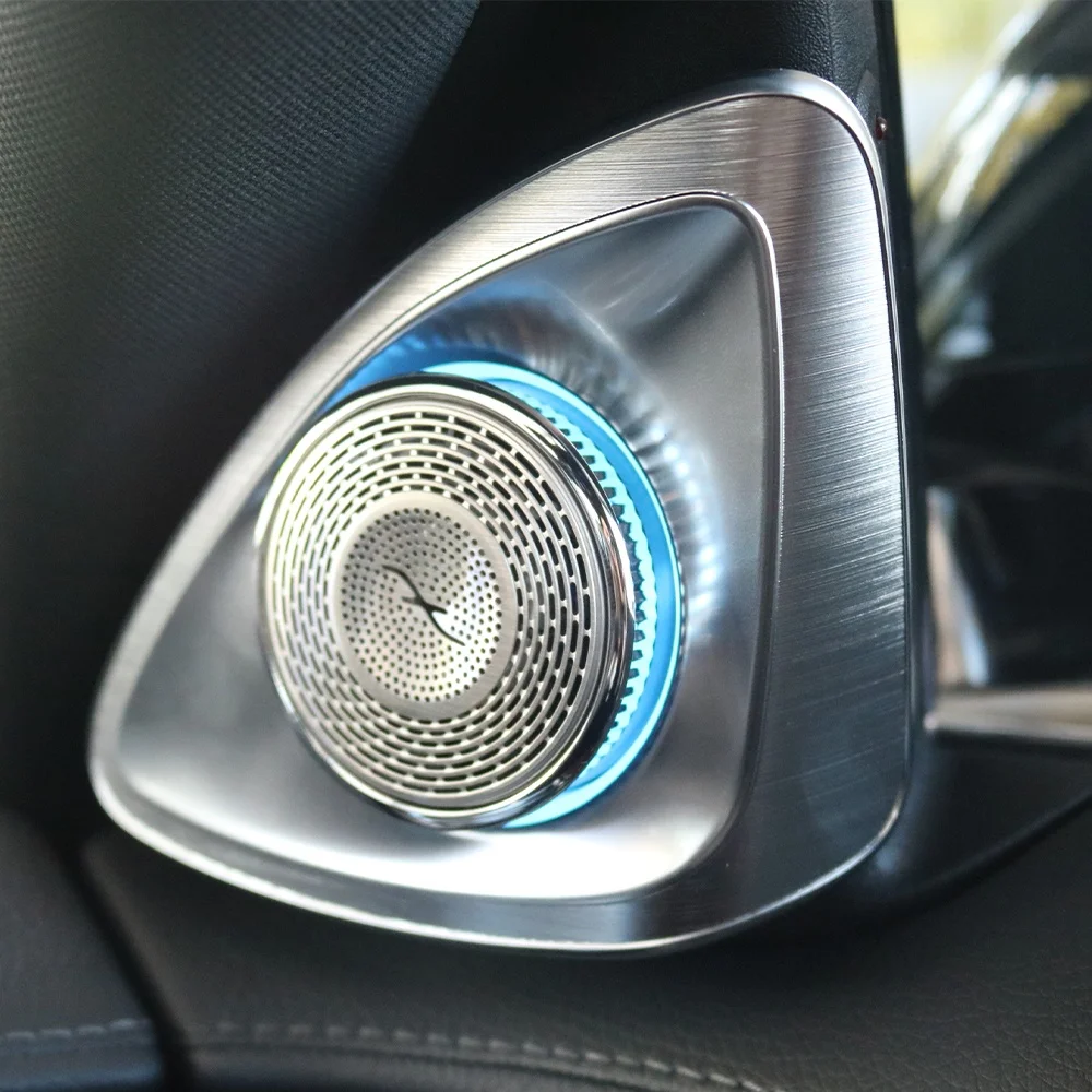 2021 New product launch W223 4D Rotating Tweeters Car 64 color Ambient Light Interior Speakers For Mercedes S-class W223