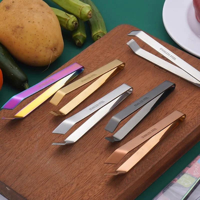 Brand New Stainless Steel Fish Bone Remover Chicken Plucking Feather Nipper Tweezers Tool Kitchen Tweezers Accessories