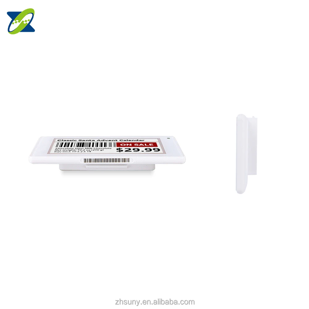 2.9 Inch Suny Library Shelf Tags White Label Electronics Eink Smart Digital Price Tag