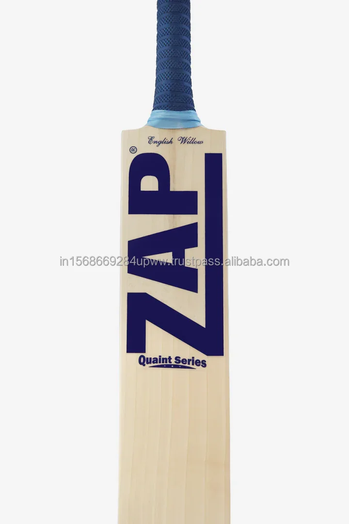 ZAP Quaint Series 3 Star Cricket Bat Vintage English Willow Wood Sports Bat Size 1