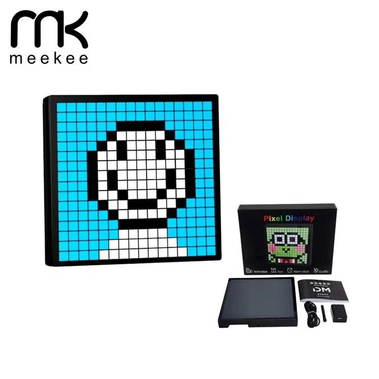 Ice cream shop restaurant pixel style led sign