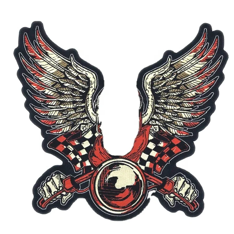 Rock Machine Embroidery Patch Wholesale Apparel Embroidery Patches
