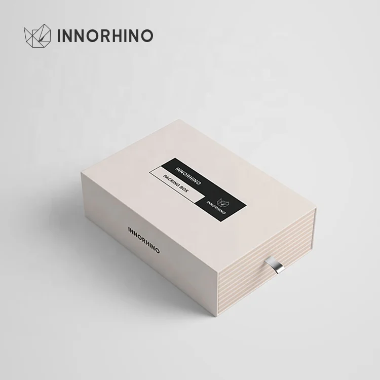 Customized High End Shoes Jacket Dress Garment Clothing Accessories Cake Cardboard Paper Sliding Drawer Packaging Rigid Gift Box