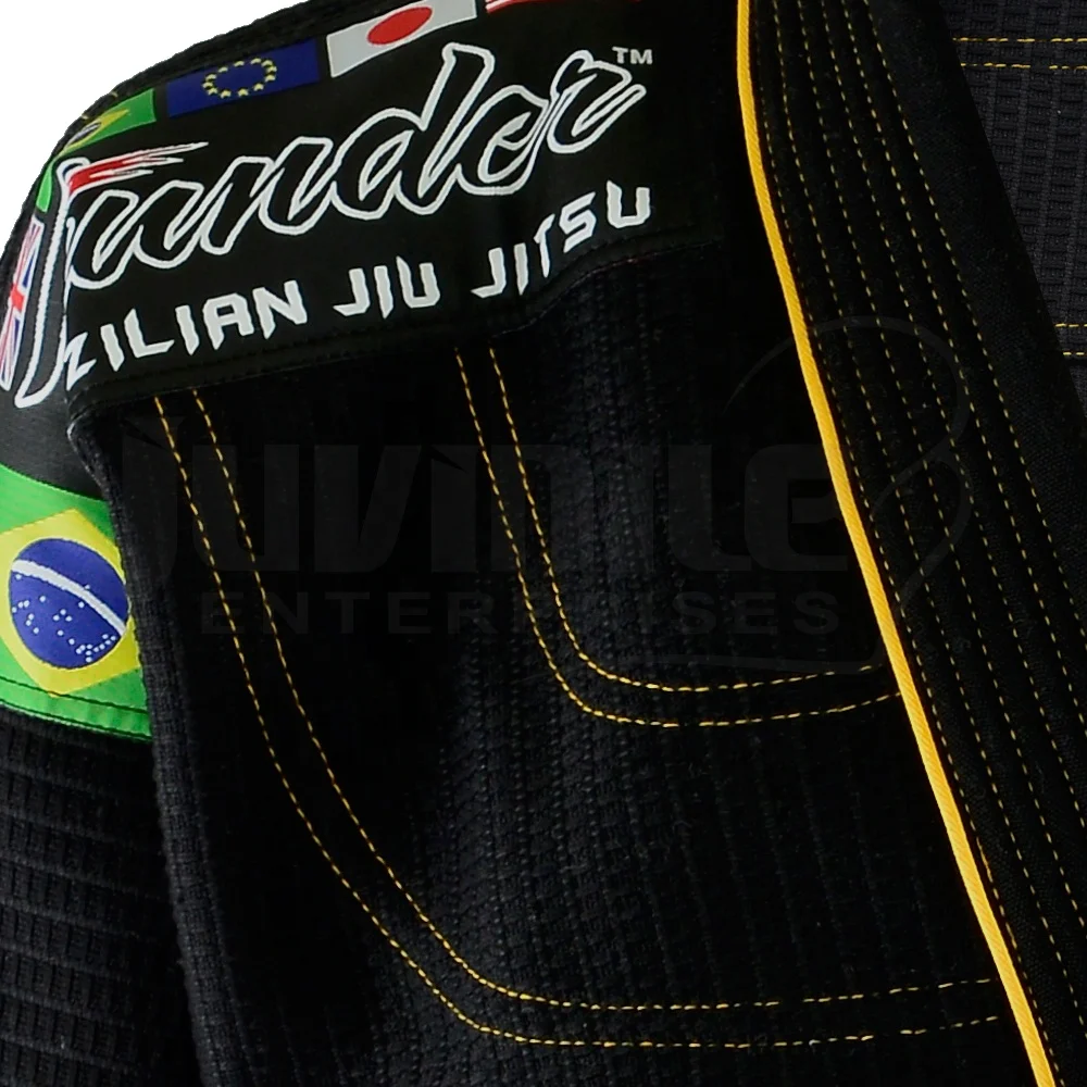 Top Selling Custom Logo Available Black Color Martial Arts BJJ Brazilian Jiu Jitsu GI Uniform