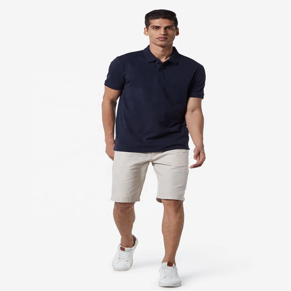 Custom clothing manufacturers wholesale slim fit polo shirt  cotton polo shirt for men